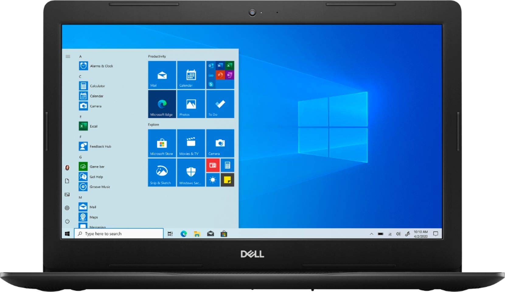 Dell Inspiron 15 3000 (3593) Laptop Computer - 15.6 inch HD Anti-Glare Display (Intel Core 11th Gen i5-1035G1 8GB 256GB PCIe M.2 NVMe SSD Camera) Windows 10 Home (Renewed)